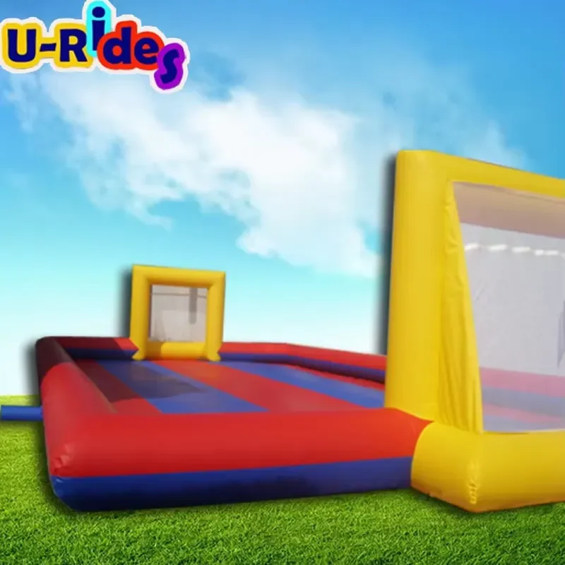 Customizable PVC Inflatable Soccer Mannequin and Football Field Portable Water Court for Rental