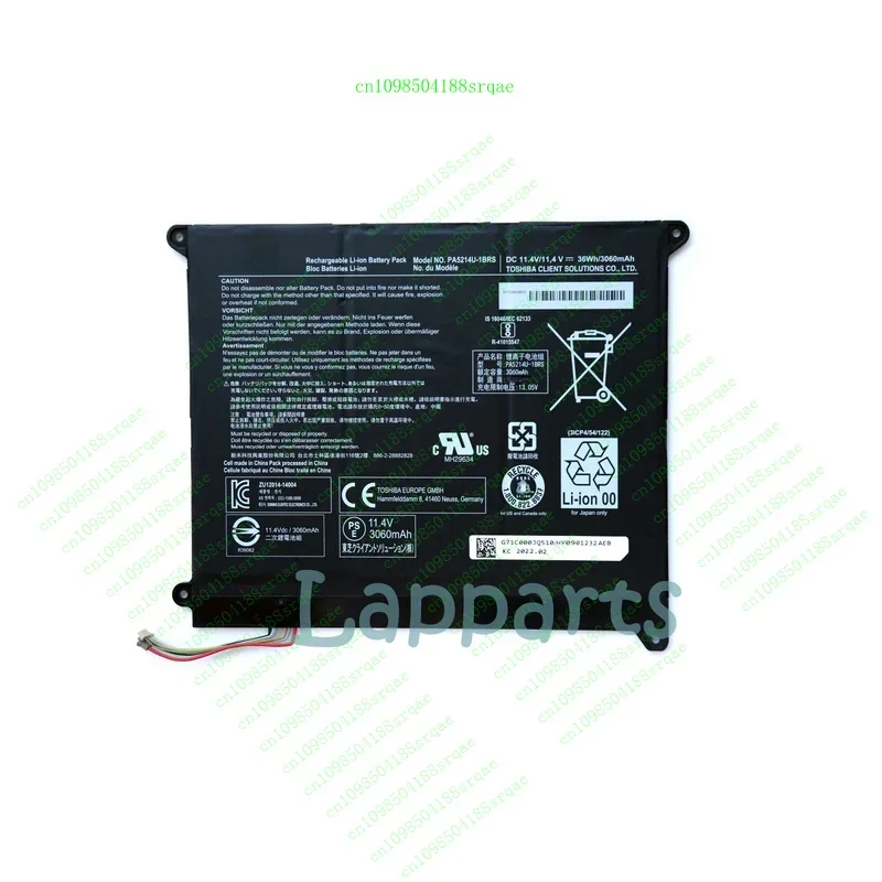 

НОВЫЙ оригинальный аккумулятор PA5214U-1BRS для Toshiba Portege Z20T-B Z20T-C WT20-B-106%100, тест