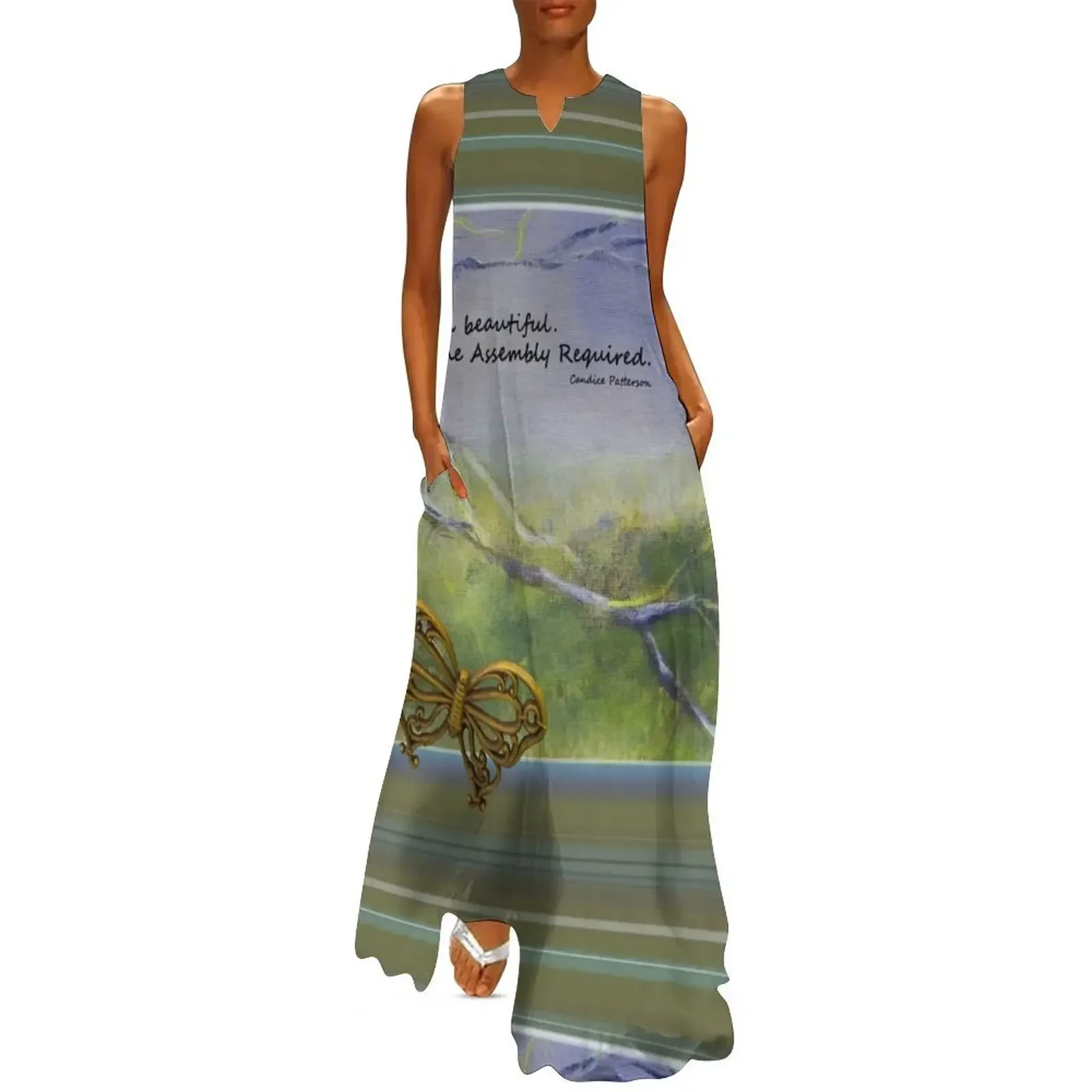 

I am beautiful- Some assembly required. Support NF Neurofibromatosis Long Dress summer dress Dress