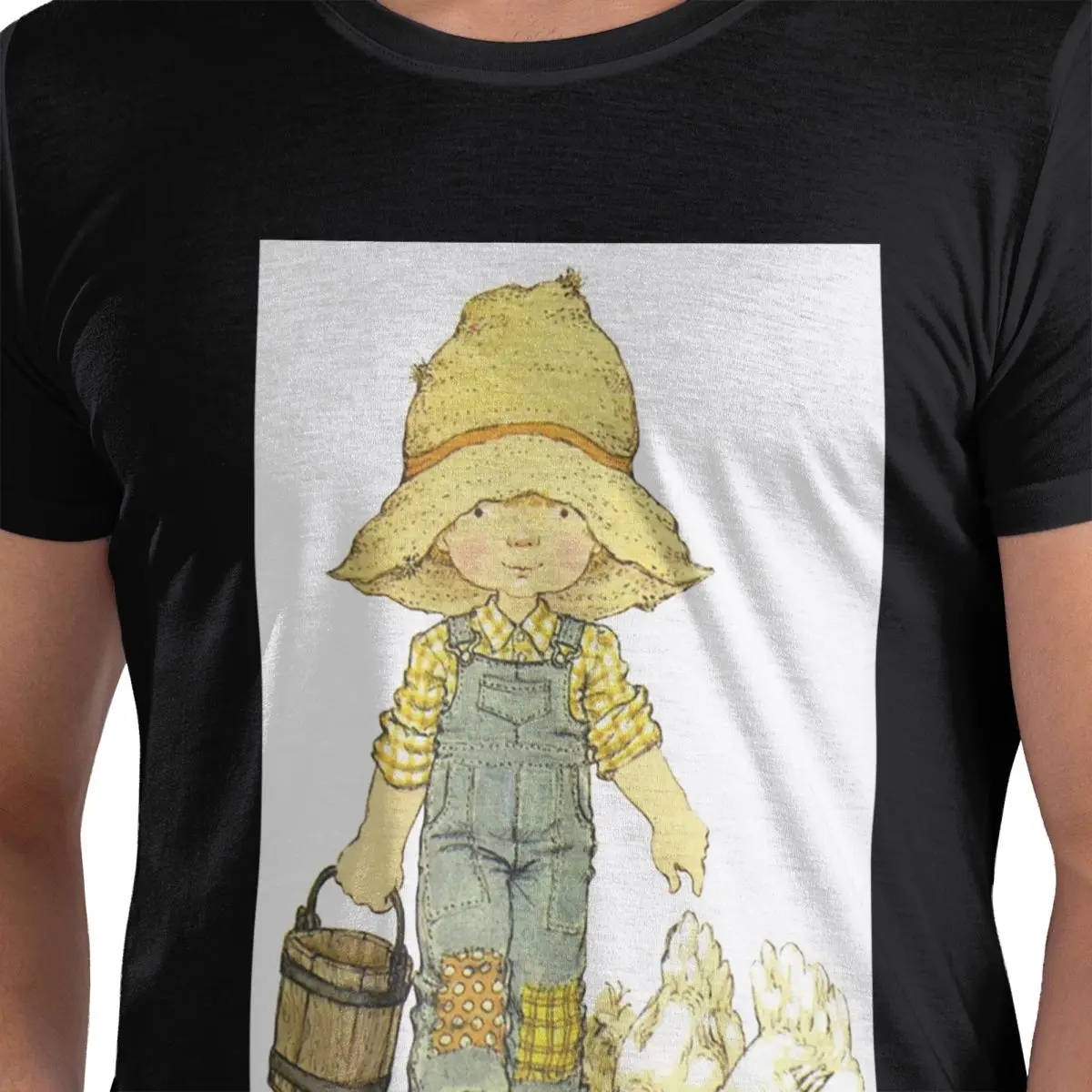 

Kawaii Sarah Kay футболка из 100% хлопка, мужские футболки большого размера, мужские футболки с круглым вырезом и коротким рукавом, S-6XL