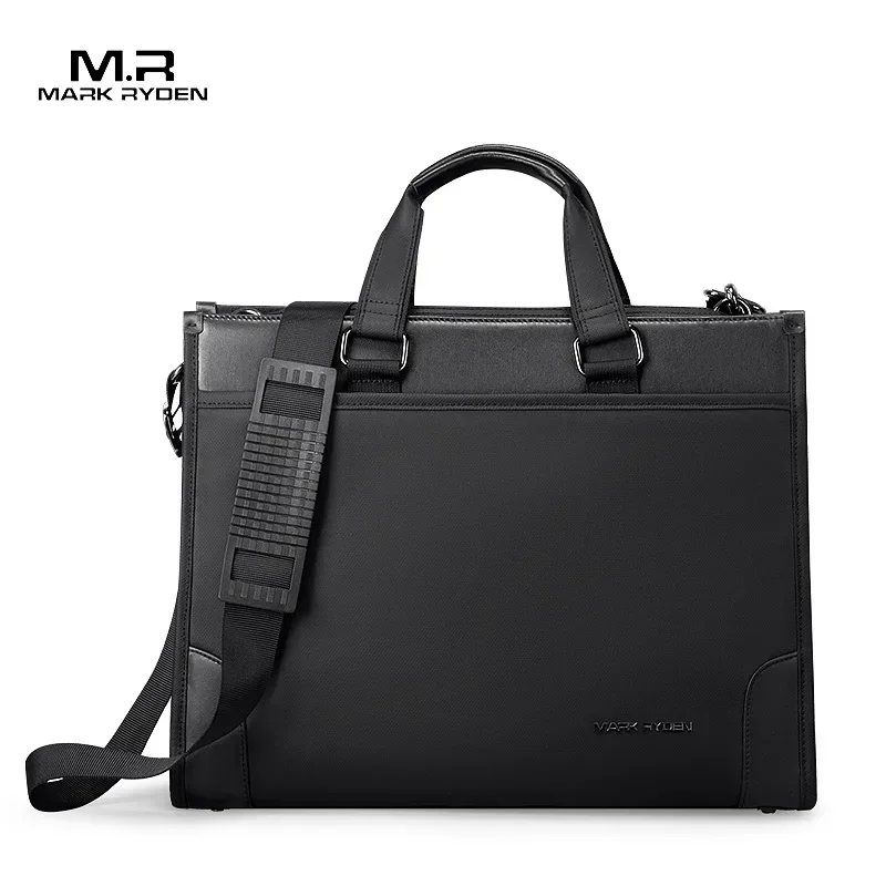 Mark Ryden-Bolsa impermeável para laptop masculina, pasta de 14 ", casual, transversal masculina, bolsas de ombro Oxford