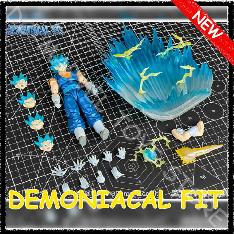 

Demoniacal Fit Dragon Ball Z SHF Super Saiyan God Vegito Vegetto Blue Anime Action Figure Figurine Models Custom Gifts