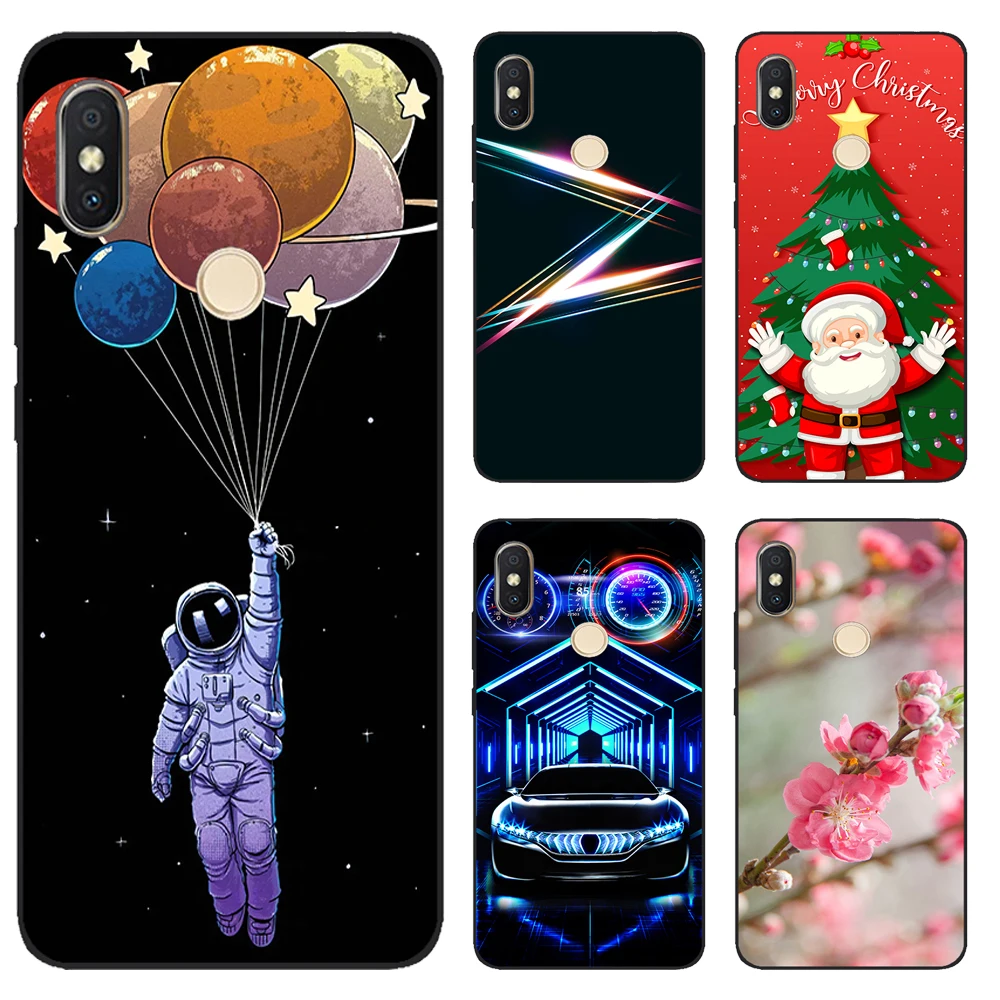 Funda de silicona suave para Xiaomi Redmi S2, carcasa trasera negra para Xiaomi Redmi Note 7 Note7, Redmi 7 RedmiS2 S 2