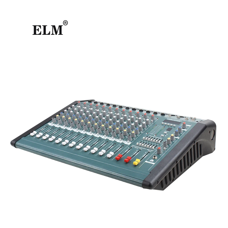 Multifunctional 12 Channel Effect Sound Mixer Console Professional Sound Audio Power Mixer For Wholesales