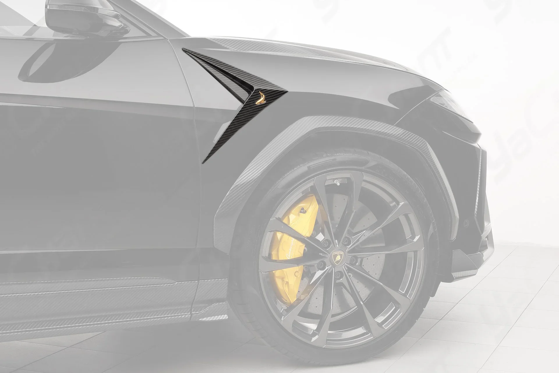 

Car Accessories Carbon Fiber CF URUS TC Style Front Fender Extension Fit For 2018-2022 Lamborghini Top Bodykit Fender Extension