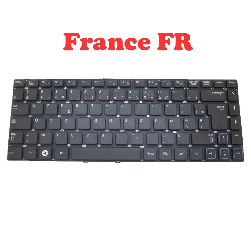 FR GR HB CA لوحة مفاتيح الكمبيوتر المحمول لسامسونج RV411 RV413 RV415 RV420 RV409 E3415 E3420 كندا فرنسا ألمانيا العبرية الجديدة