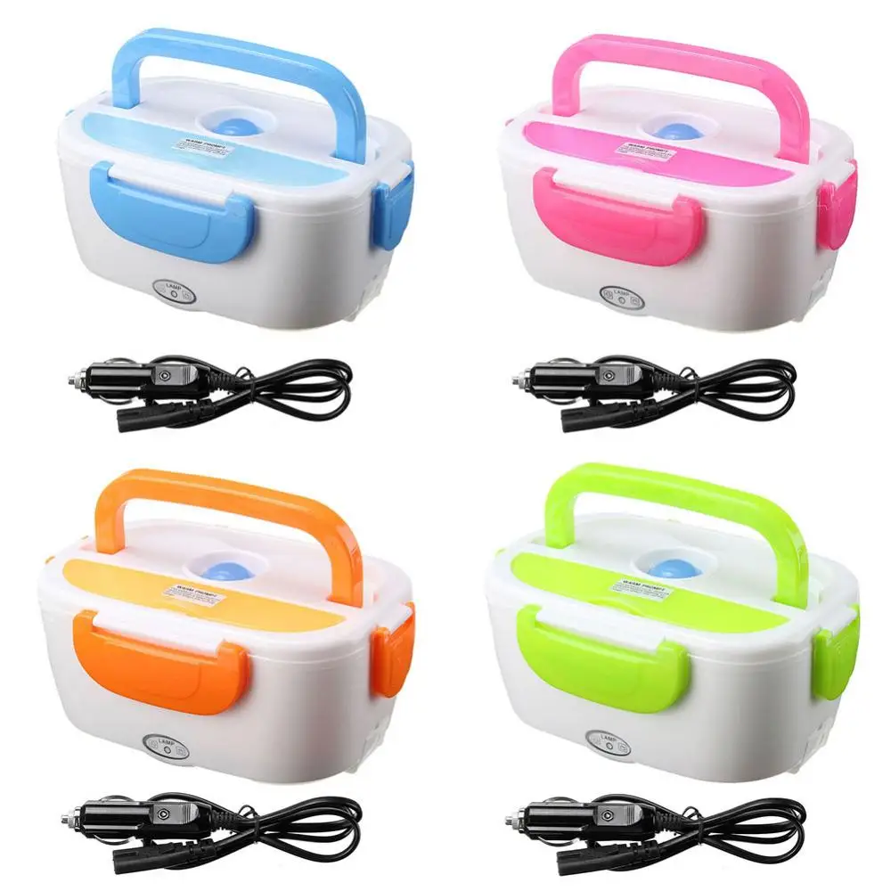 Storage Bento Container Portable Lunch Box Electric Heater Car Plug Food Warmer