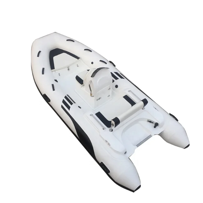 YE TENDER 3.9m Hypalon Black Deep V Hull RIB Inflatable Fishing Boat