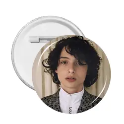 Finn Wolfhard Actor Badge Lapel Pins for Collar Cute Brooches 59mm Soft Button Pin Decoration Gift