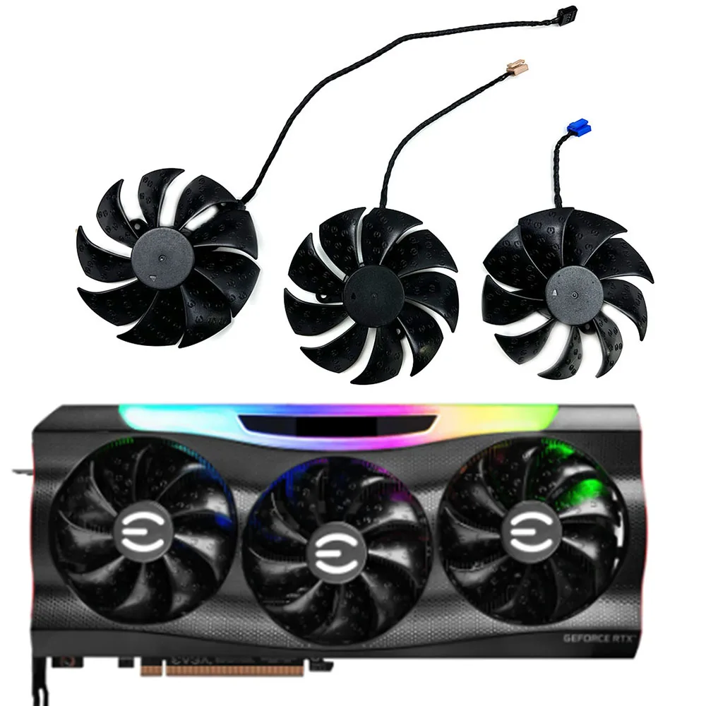 

88mm 4pin DC 12V 0.55A LD09220S12H RTX3090 GPU Cooler EVGA RTX 3090 RTX 3070 RTX 3080 RTX 3080 TI Graphics Card Cooling Fan