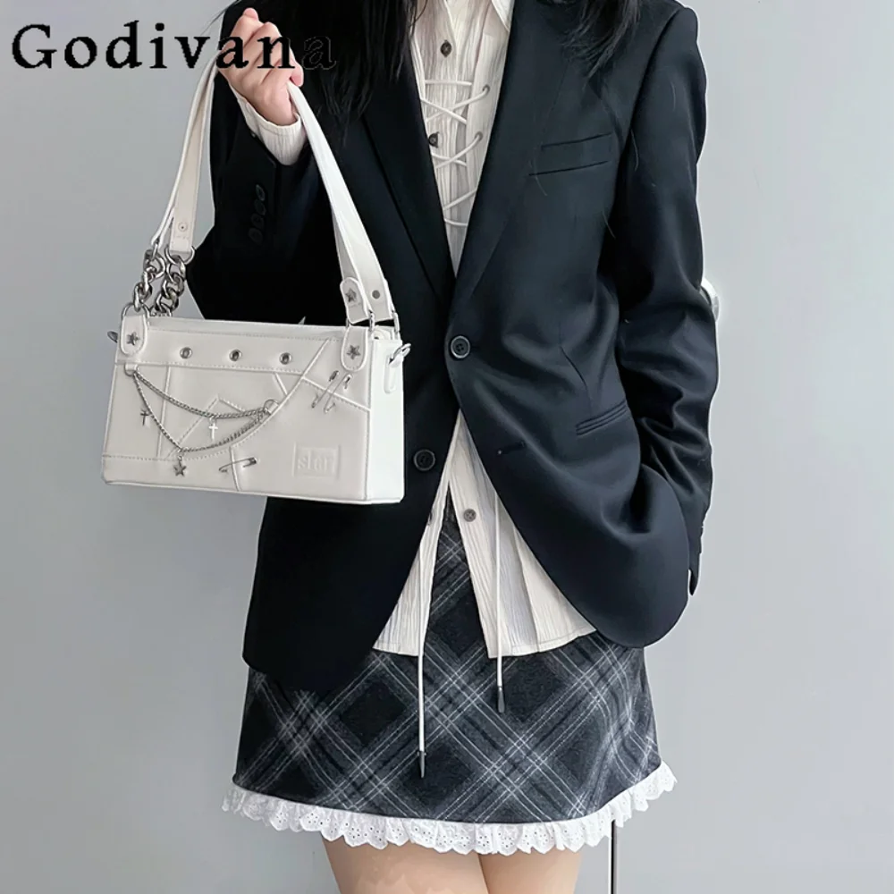 

Cute Fashion Sweet Princess Itabag Transparent Crossbody Bags Y2K Casual Commute Shoulder Women's Bag