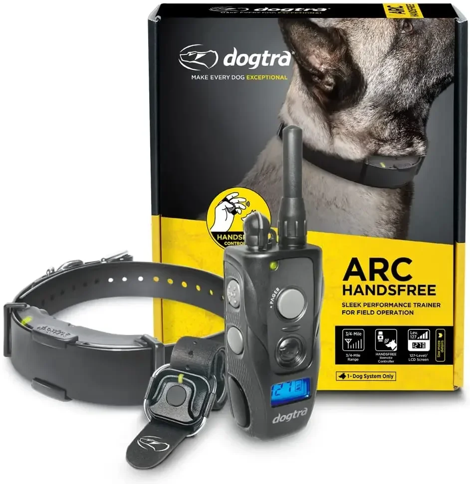 DESCUENTO DE VENTAS DE VERANO EN PRODUCTOS AUTÉNTICOS 2020/2022 Collar de adiestramiento remoto para perros ARC Entrenador expandible de 3/4 millas Recargable