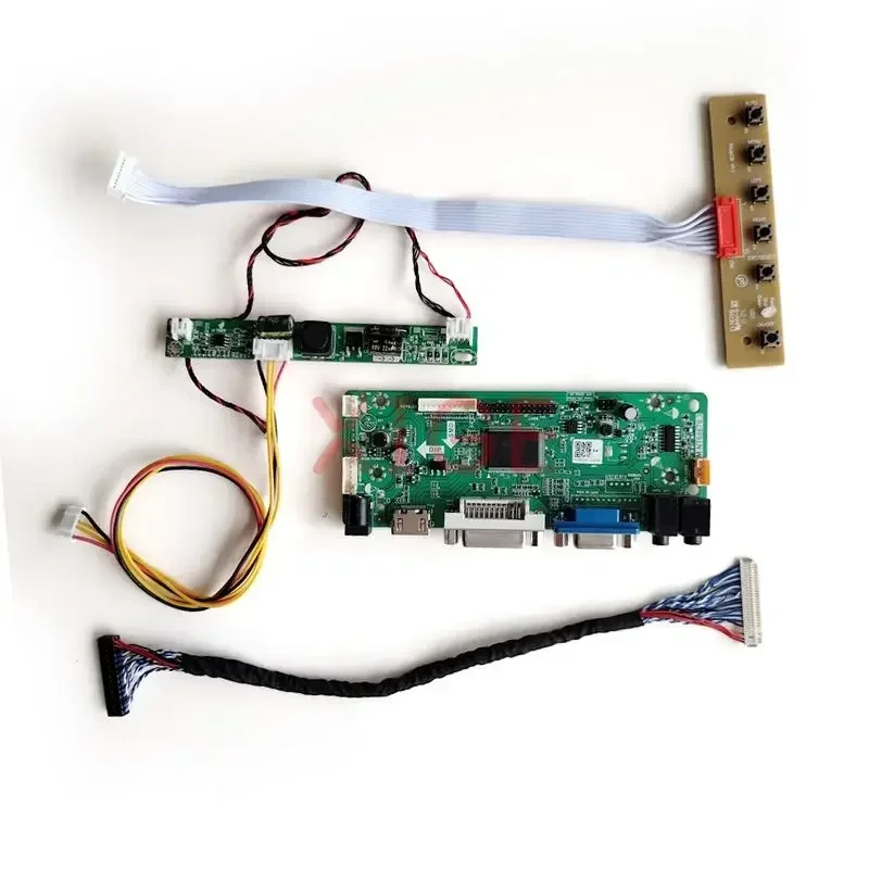 Imagem -03 - Tela Controlador Driver Board Kit Matriz Faça Você Mesmo Compatível com Hdmi Dvi Vga 236 Lvds 30 Pinos Hm236wu1 Hr236wu1 M236mwf2