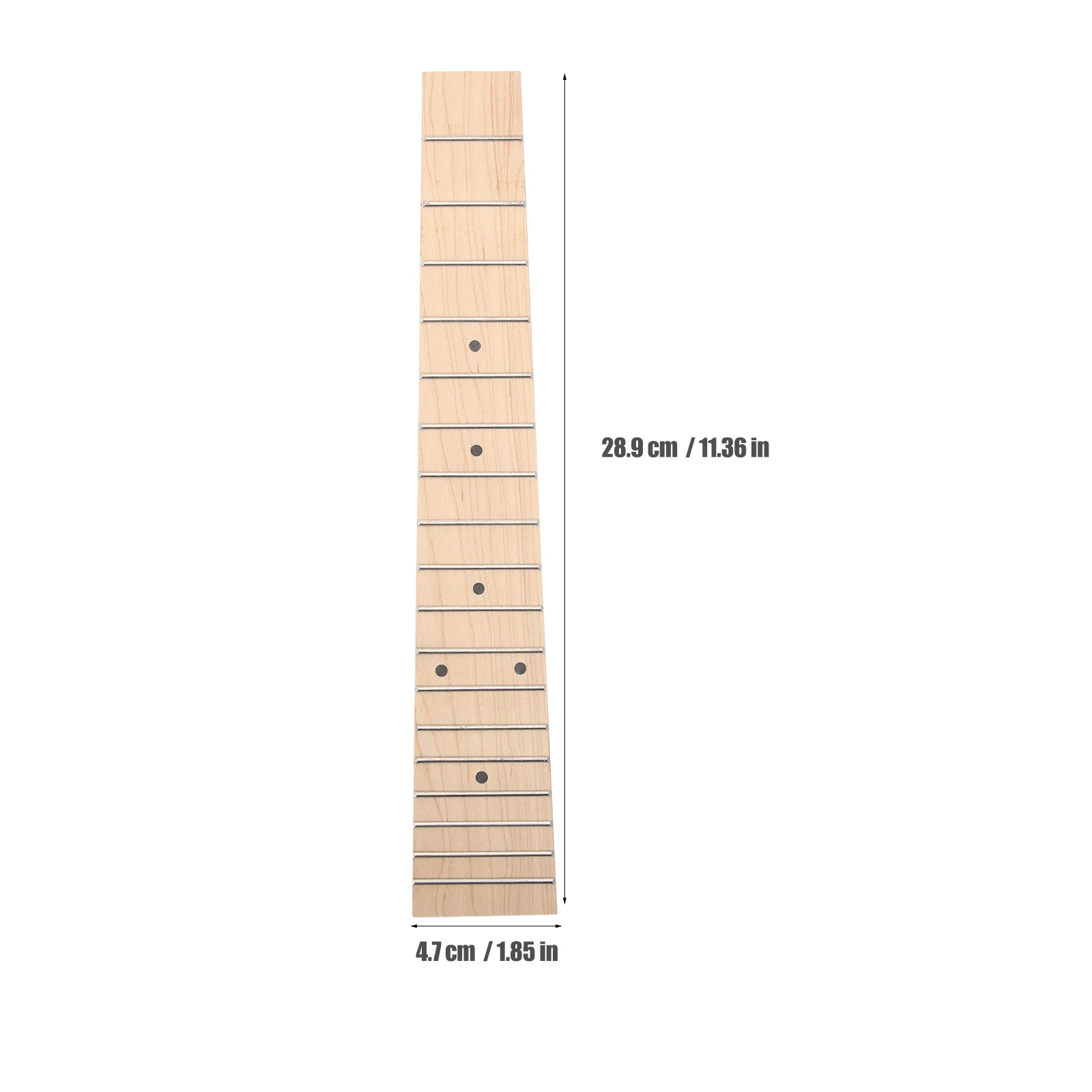 

Maple Ukulele Fingerboard Durable Wooden Guitar Fretboard Replacement Acoustic Guitar Accessory Fingerboard for Ukulele