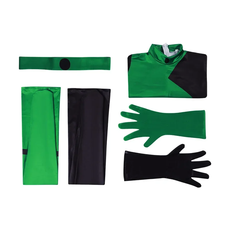 RT01 Disfraz de Anime Shego, mono Sexy para mujer, mono Zentai, guantes, calcetines, traje, ropa de fiesta de Carnaval y Halloween, Gf1