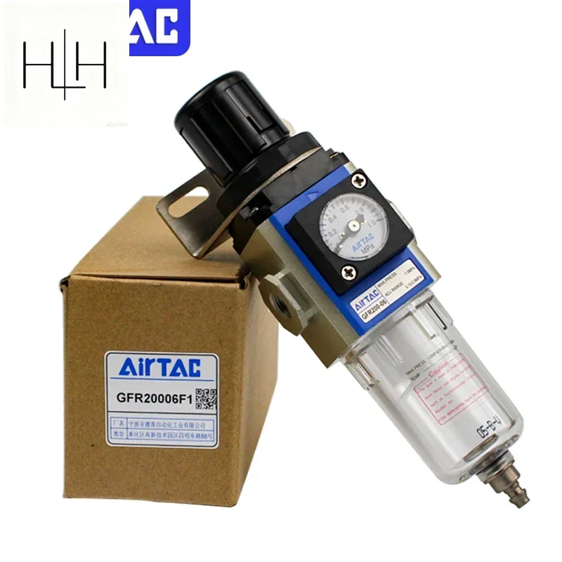 HLH Original Airtac Pressure Regulating Filter GFR300-10/8 GFR200-06/08 GFR400-15-A-F1