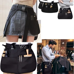 Beauty Salon Apron With Pockets Woman Man Barber Professional Hairdresser Apron Material Barber Hair Stylist Barista Accessories