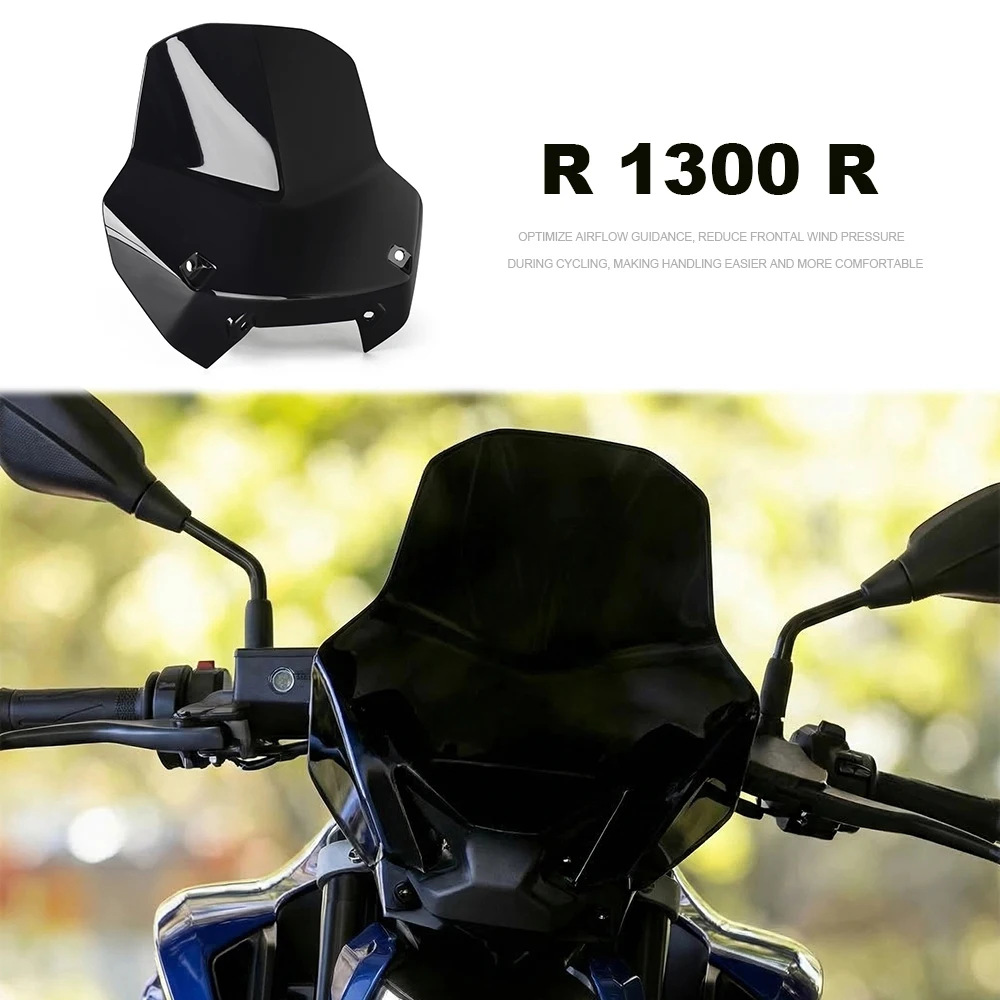 

Motorcycle Windscreen Windshield For BMW R1300 R R1300R R 1300 R 2025 2026 Deflector Spoiler Screen Wind protection Accessories