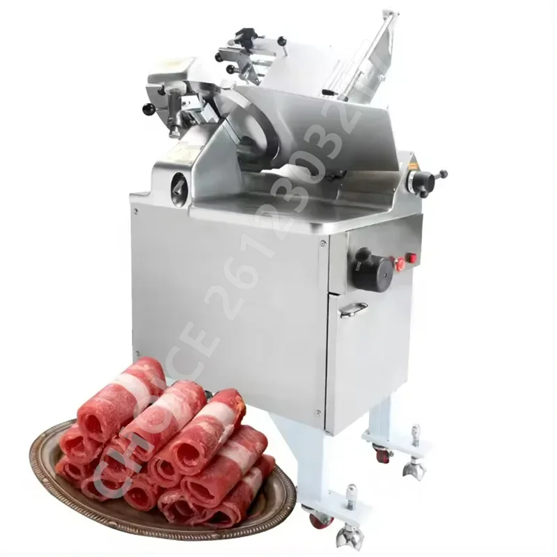 

Automatic Meat Slicer Kitchen Equipment Electric Hot Pot Restaurant Commercial Fat Beef and Mutton Floor mounted slicer