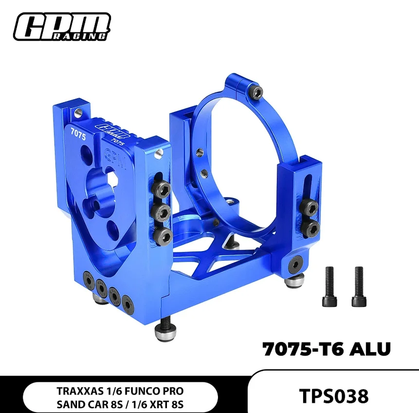 

GPM 7075 Alloy Oversized Motor Base For TRAXXAS 1/6 Funco Pro Sand Car XRT 8S