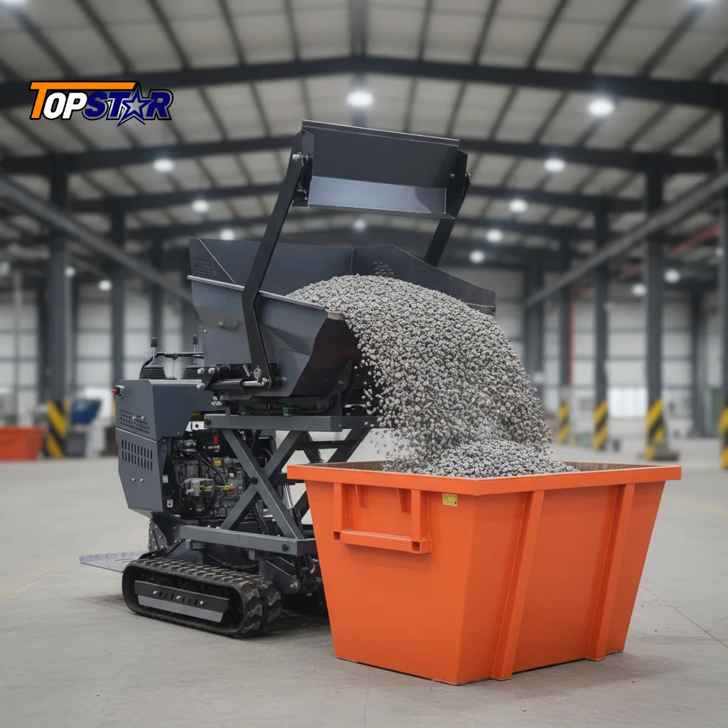 

Custom Fast Delivery 800kg Crawler Mini Dumper EURO 5 EPA Farm High Quality