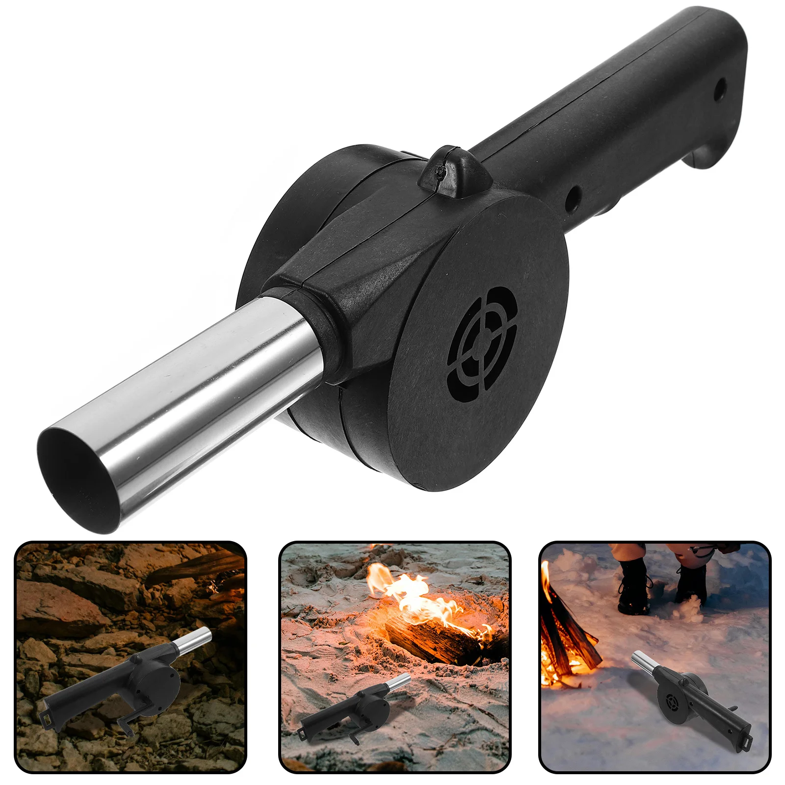 

Efficient Hand Crank Fire Blower Compact Manual Air Blower for Outdoor Adventures Bbqs Campfires Picnics Reliable Performance
