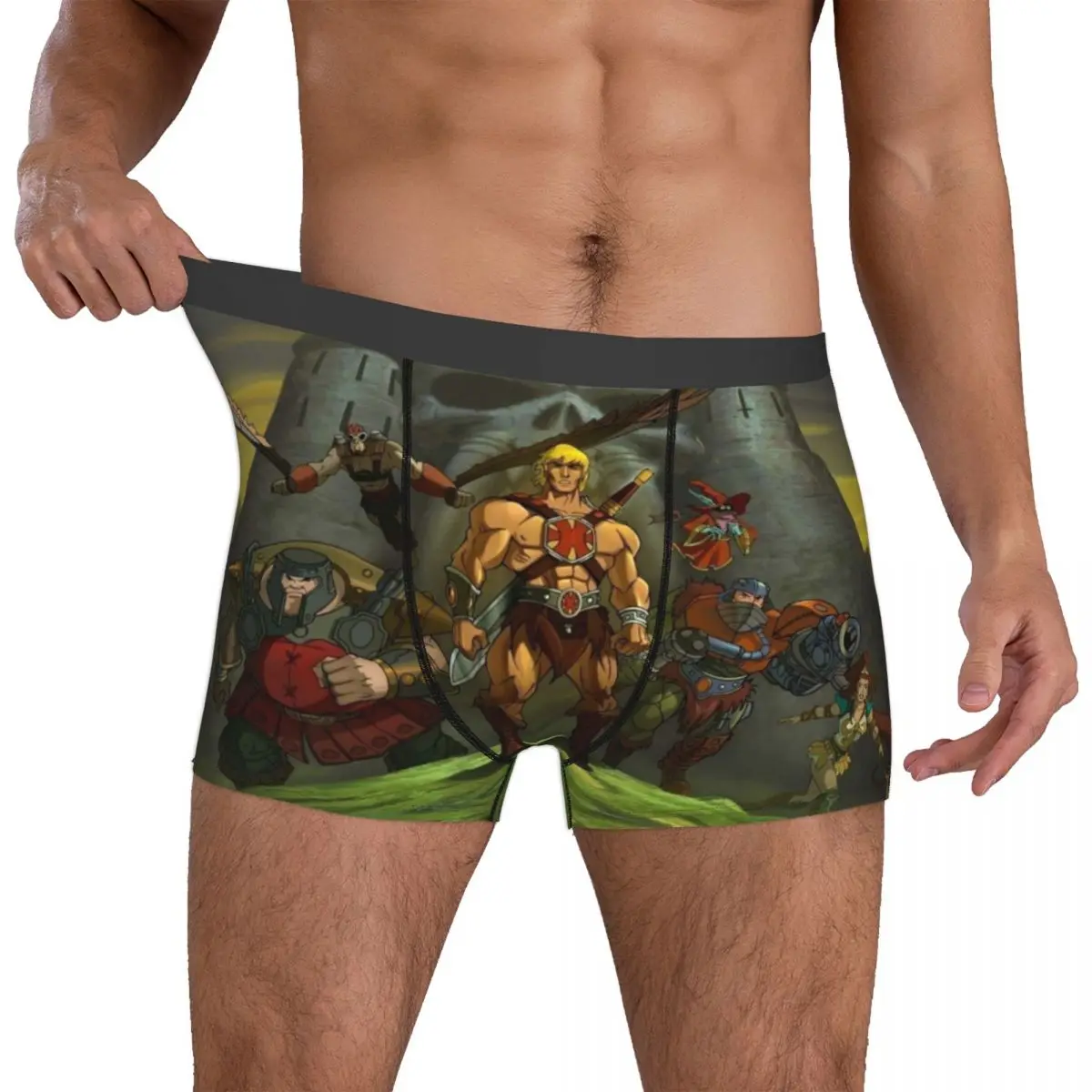 He-Man The Master Of The Universe The Castle Underpants Cotton Panties Male Underwear Comfortable Shorts Boxer Briefs