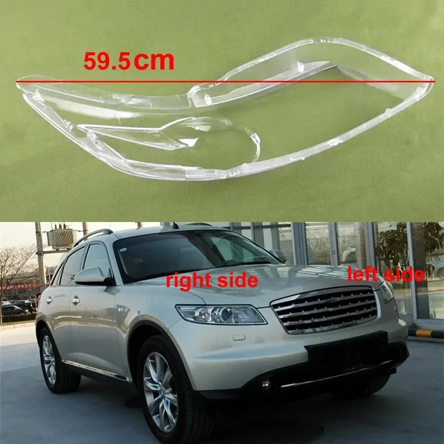 

Для 2004 2005 2006 2007 Infiniti FX35 FX45 крышка фары прозрачный корпус фары замена оригинального абажура из плексигласа