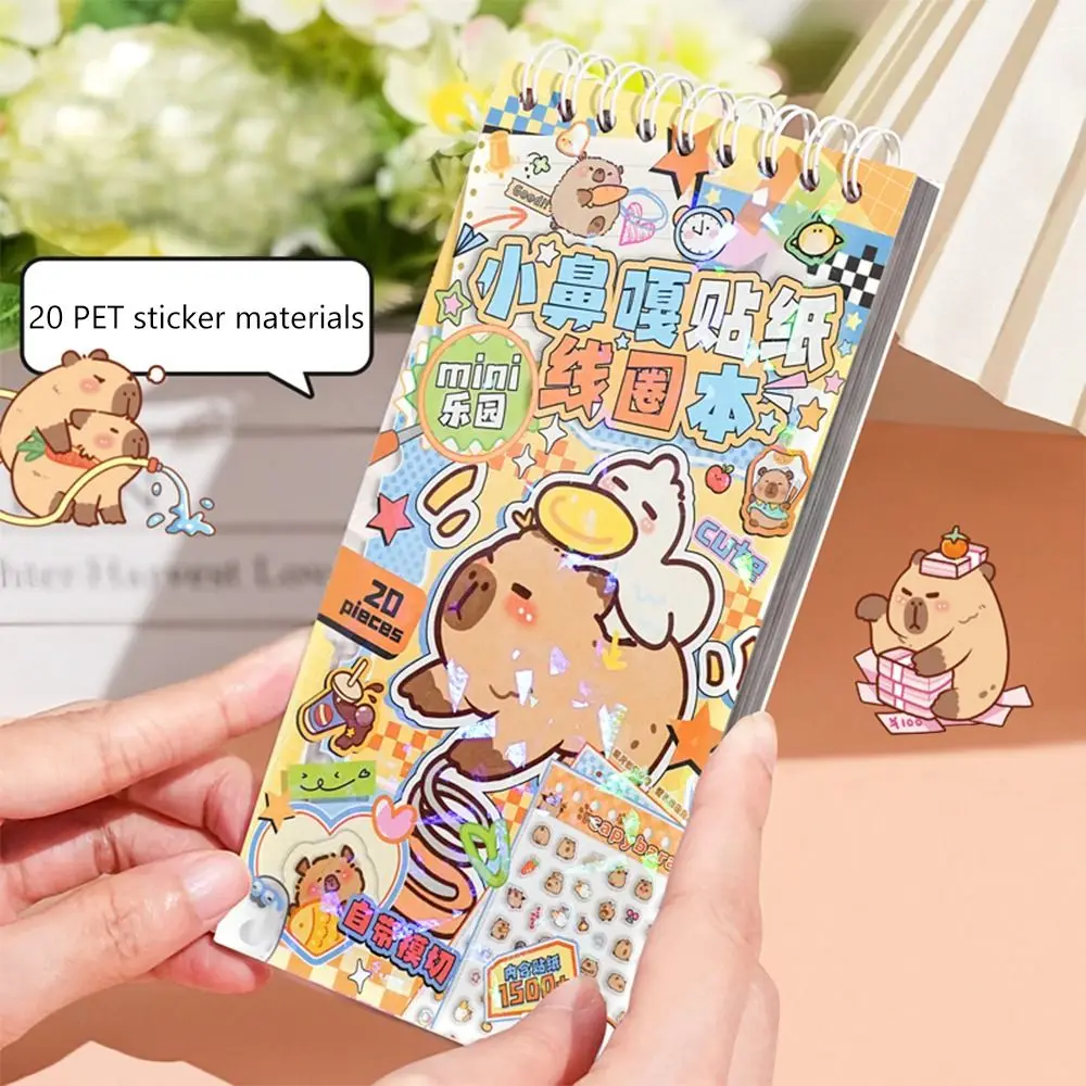 20/50 Arkuszy Mini Naklejki do Oprawy Spiralnej Materiał do Książek Spiralnych Wyrabiane w Wykrojniku DIY Dekoracyjne Naklejki na Telefon Paznokcie