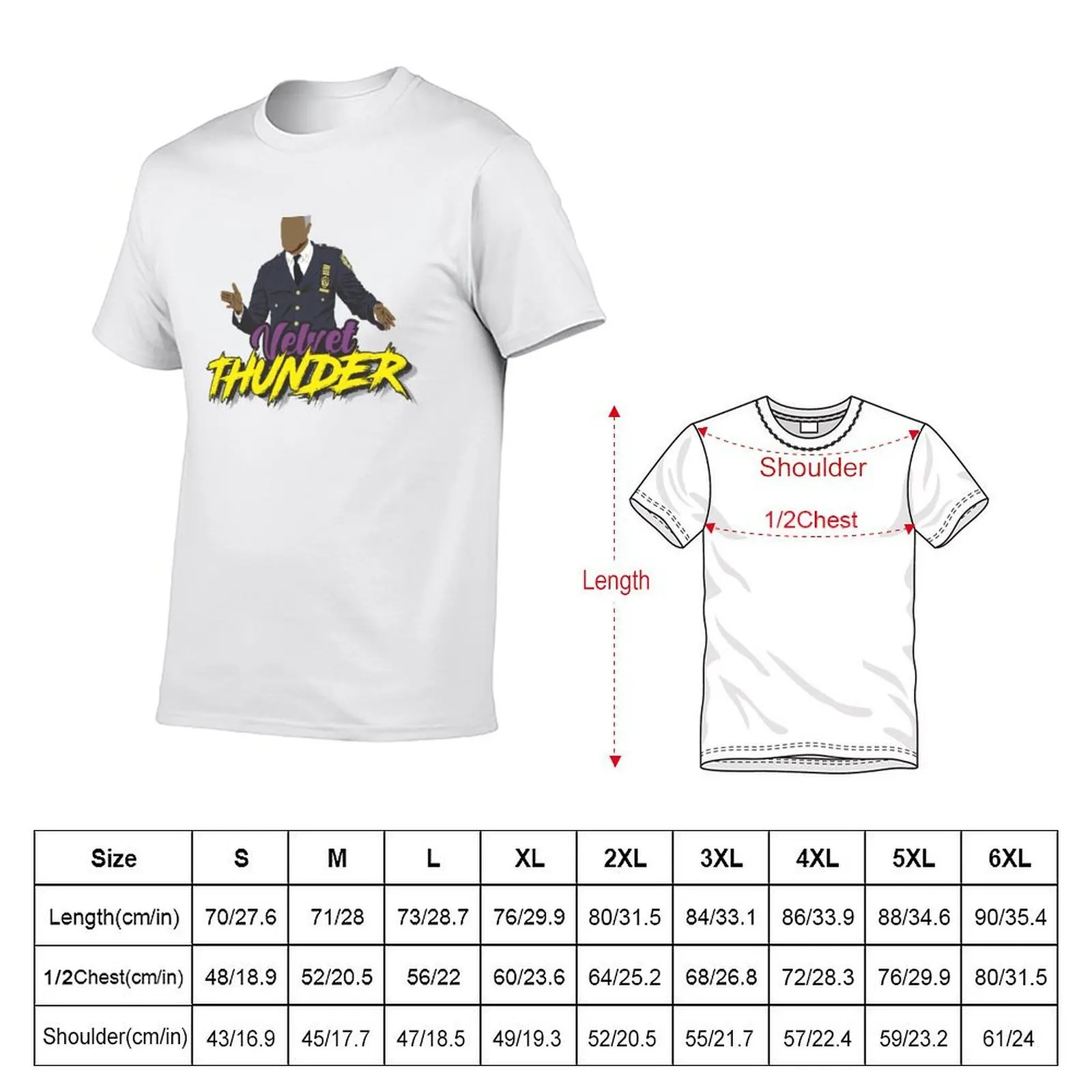 Raymond Holt Velvet Thunder T-Shirt shirts graphic tees customizeds plain t shirts men