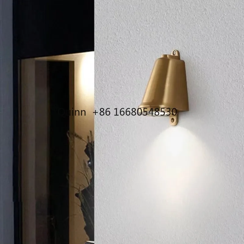 9PPostmodern Style Outdoor Waterproof LED AC Powered Spotlights Wall Lamps for Caf & Milk Shop Exterior Door Sign Lighting