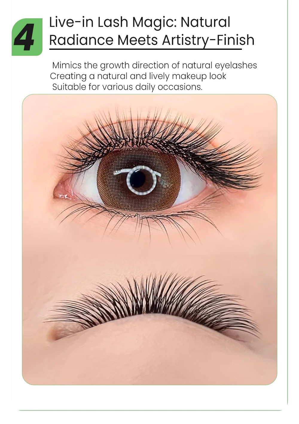 Yelix U-YY Wimpernverlängerungen 0,07 mm Fluffy Volume Trays Großhandel Salonbedarf Einzelne Wimpernbüschel Werkzeuge Professionelle Salon-Ausstattung – Detail 7