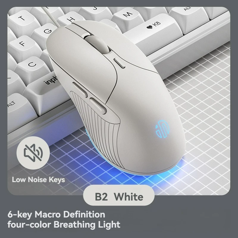 Wired Mouse Gaming Macro  8800DPI Adjustable 6 Buttons Silent Click Light-emitting Mouse Office For Desktop Computer Notebook