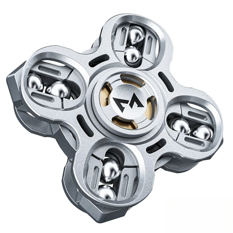 Metal rolamento de esferas fidget spinner edc luminosa ponta do dedo girando melhor mão spinner alívio do estresse brinquedo adultos anti ansiedade