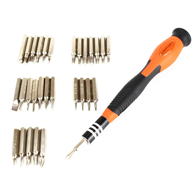 31-Piece Set of Precision Screw Batch 257906 Cutter Head Material CRV Chrome Vanadium Steel