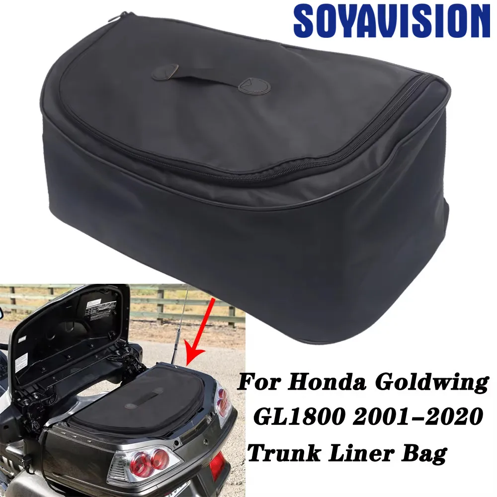 

Black Motorcycle Top Box Case Inner Bag Trunk Liner Bag Storage Luggage For Honda GoldWing GL1800 GL 1800 2001-2020