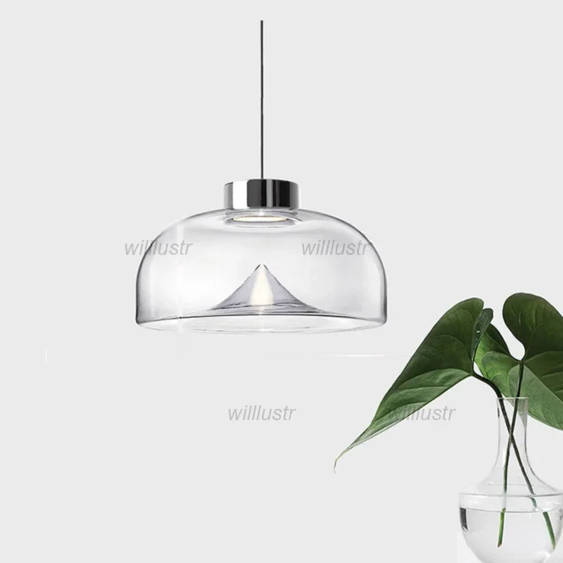 LED Glass Iceberg Pendant Lamp, Hanging Teto Chandelier, Aluminum Suspension Light, Hotel, Café, Bar, Loja, Living, Dining, Bedroom