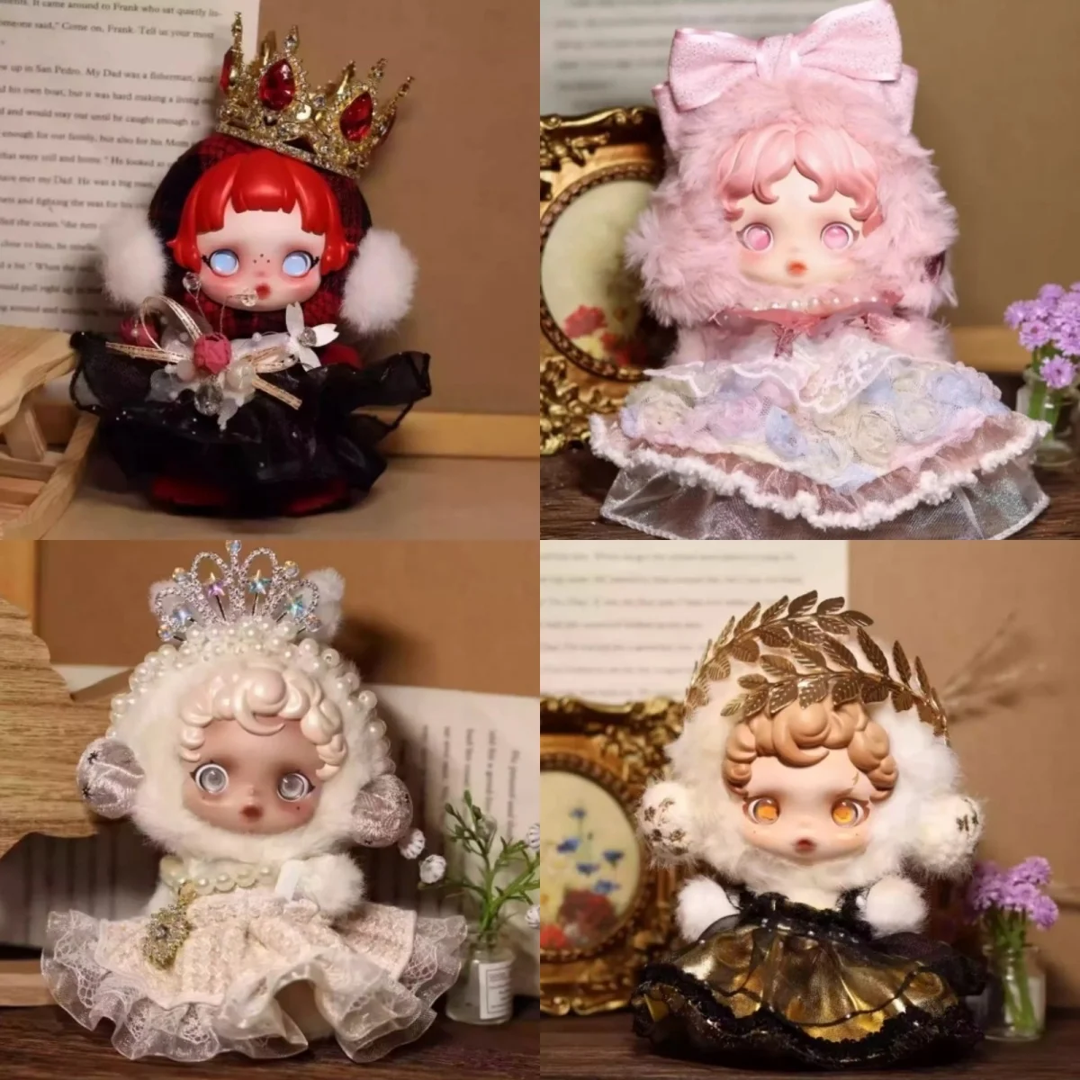 

Одежда для кукол 10 см Skullpanda V1/V2 L'Impressionnisme Series, милая одежда, платья в стиле ретро, модная одежда для кукол, аксессуары