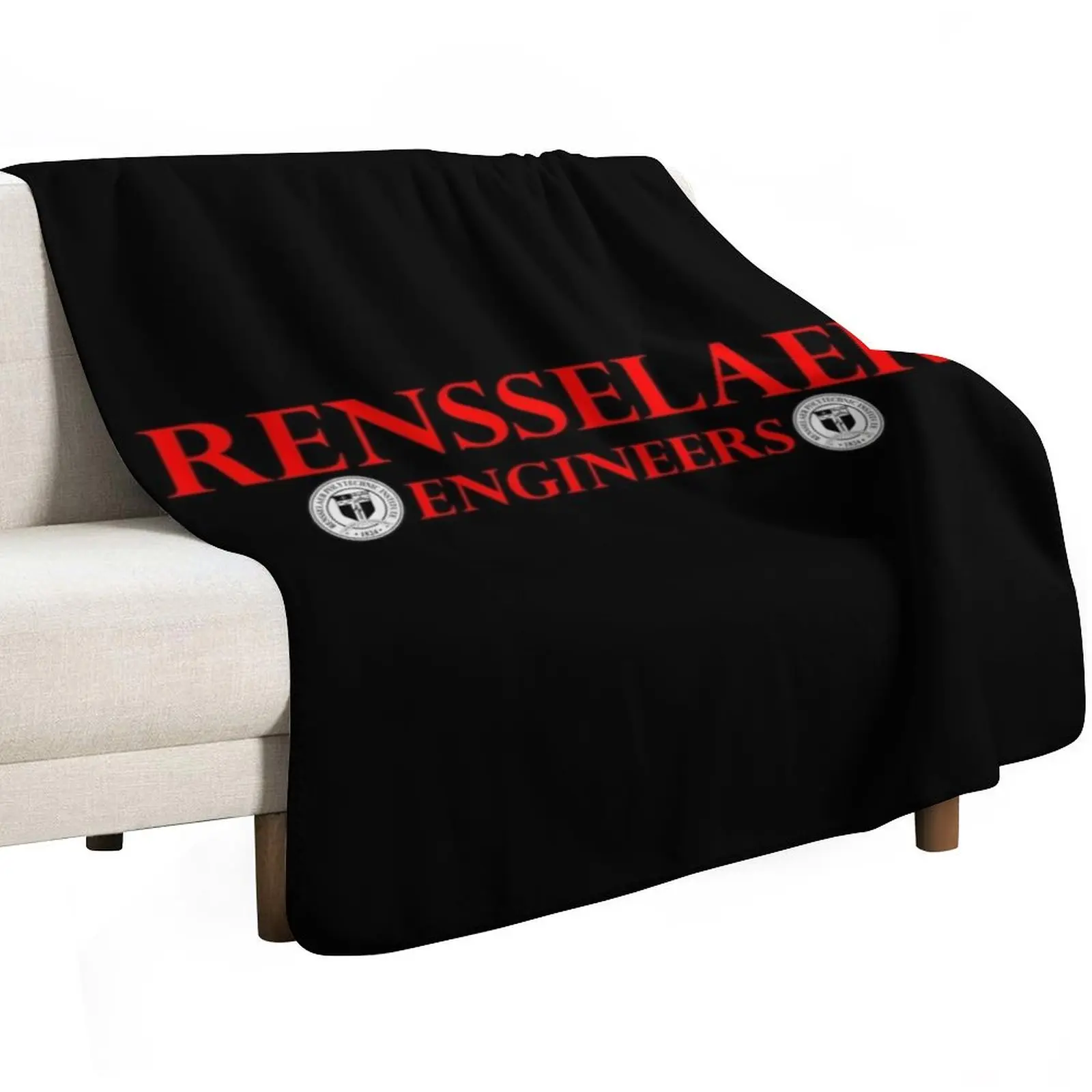 RPI Engineers Soccer Classic Throw Blanket Designers Furrys Soft Beds Warm Winter beds Moving Blankets