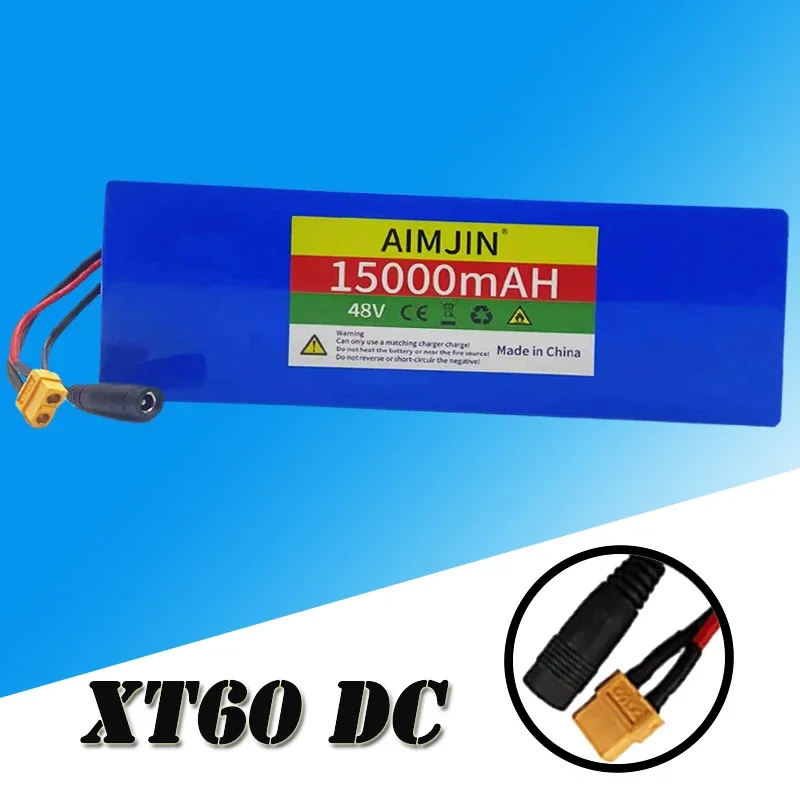 13S4P lithium battery 48V 15AH 18650 500W battery For various electronic devices and transportation equipment