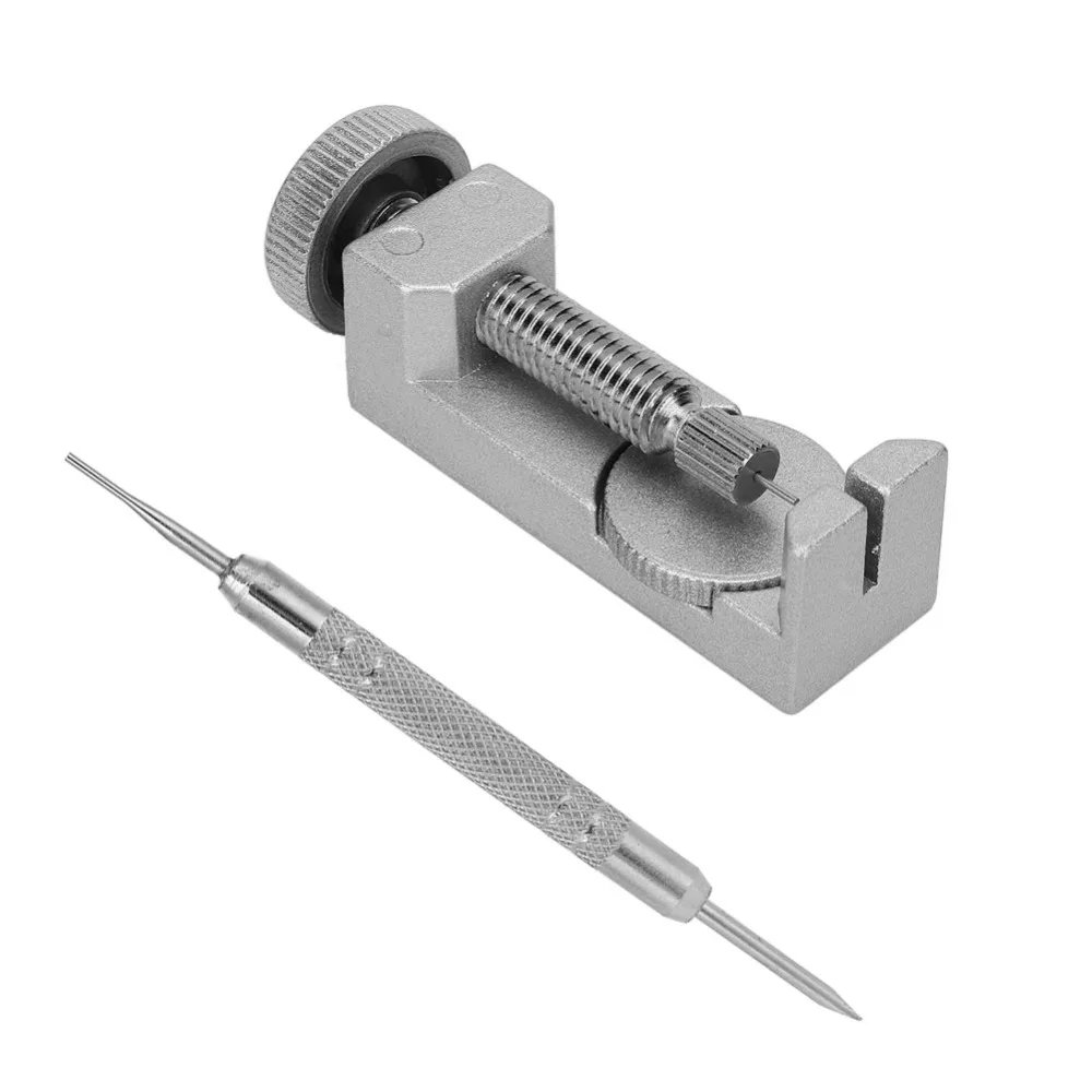 Professional Metal Watch Strap Link Pin Remover Silver 8-25mm Watch Repairing Tool Kit Watchband Spring Bar Set For Watchmakers