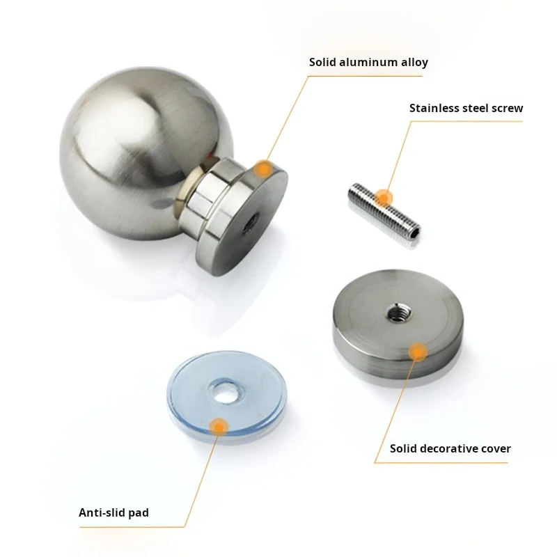 1 قطعة مقبض الباب الزجاجي الحمام غرفة الاستحمام مكتب مقبض الباب انزلاق خزانة عرض باب الحظيرة مقبض ثقب واحد