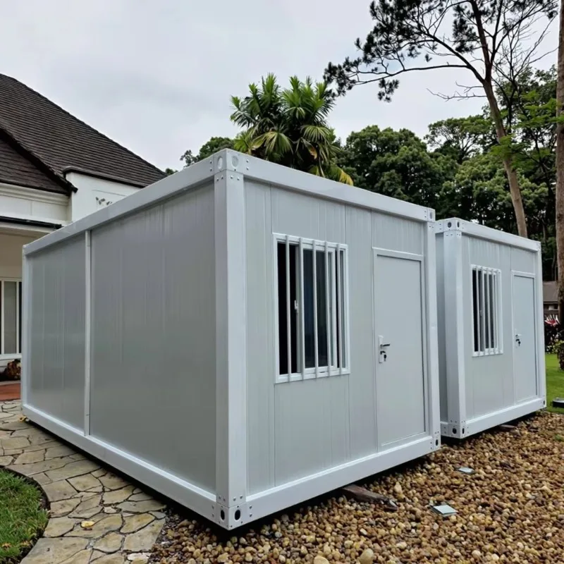 

Семейный уличный хозблок-контейнер 20 футов, стальная конструкция, передвижной дом с спальней