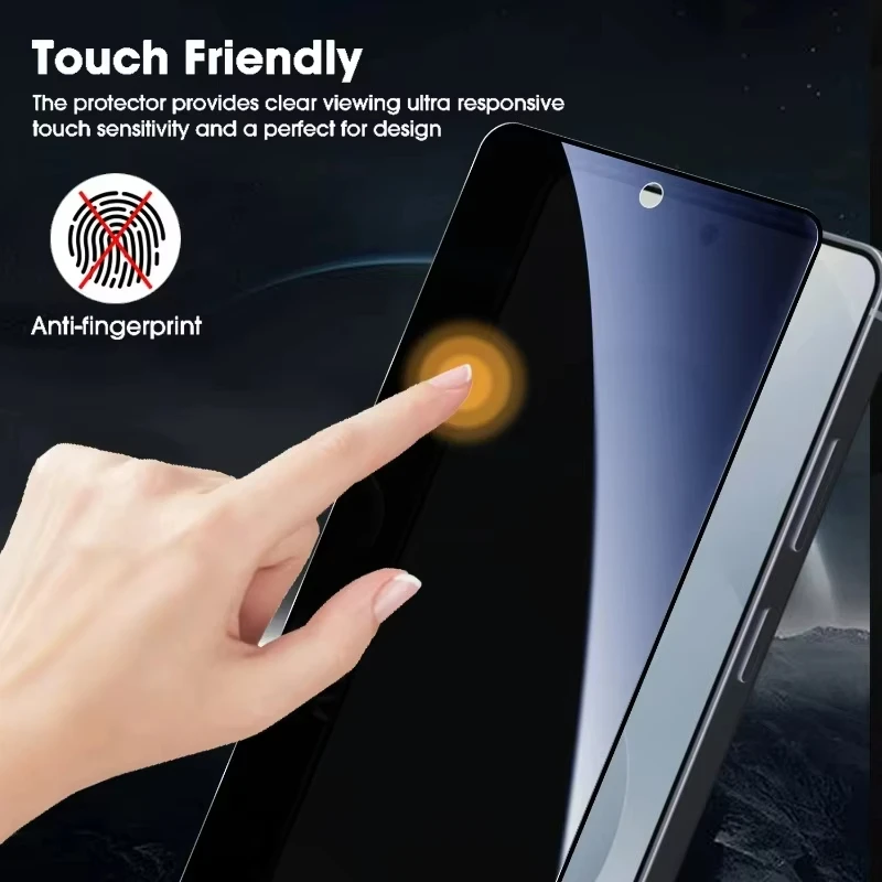 1-2PCS S26 Ultra Staubfreies Privatsphäre-Schutzglas aus gehärtetem Glas für Samsung S26 Edge S26 Plus Fingerabdruck-Entsperrung Anti-Spionage-Displayschutzfolien – Detail 4