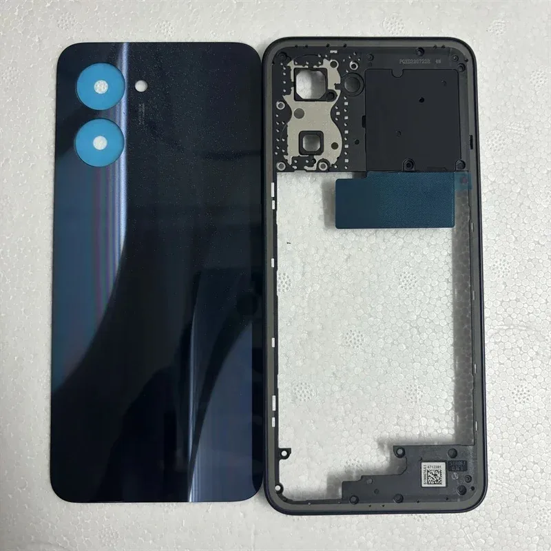 

Full housing case For Oppo realme C33 rmx3624 middle frame cover battery back cover repair parts