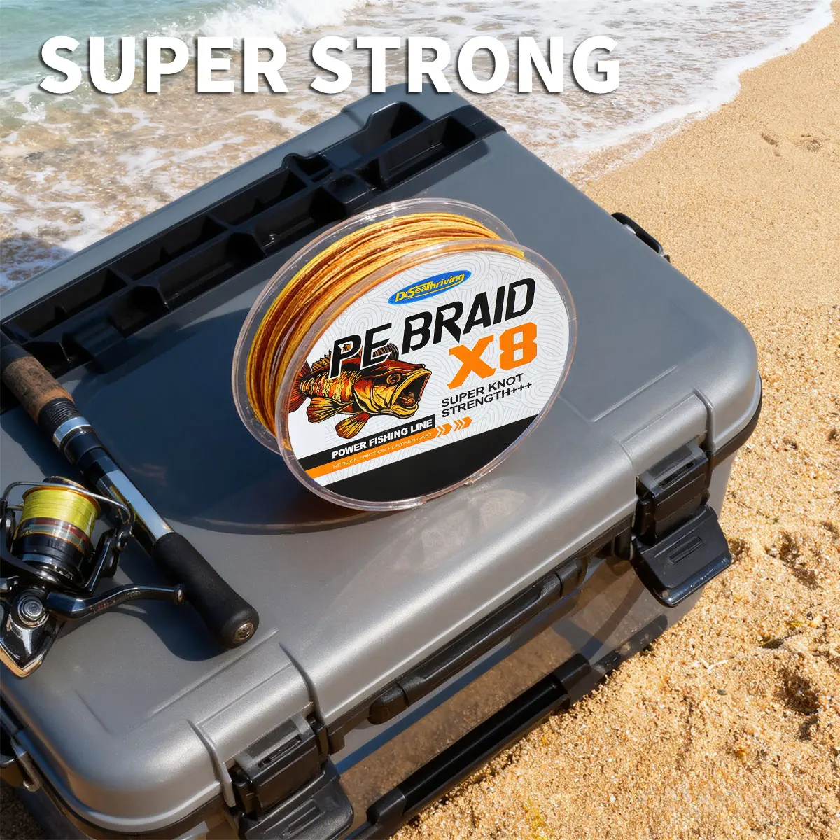 linha-de-pesca-trancada-superline-pro-grade-power-performance-agua-salgada-peixe-de-agua-doce-linha-de-pesca-colorida-tranca-8-fios