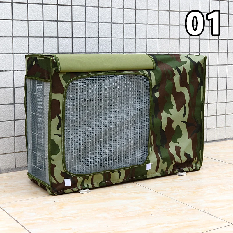 Large Size Outdoor Air Conditioner Cover Waterproof Dust Cover Anti-Snow Cleaning Bag Rainproof Sun-proof AC Unit Protection