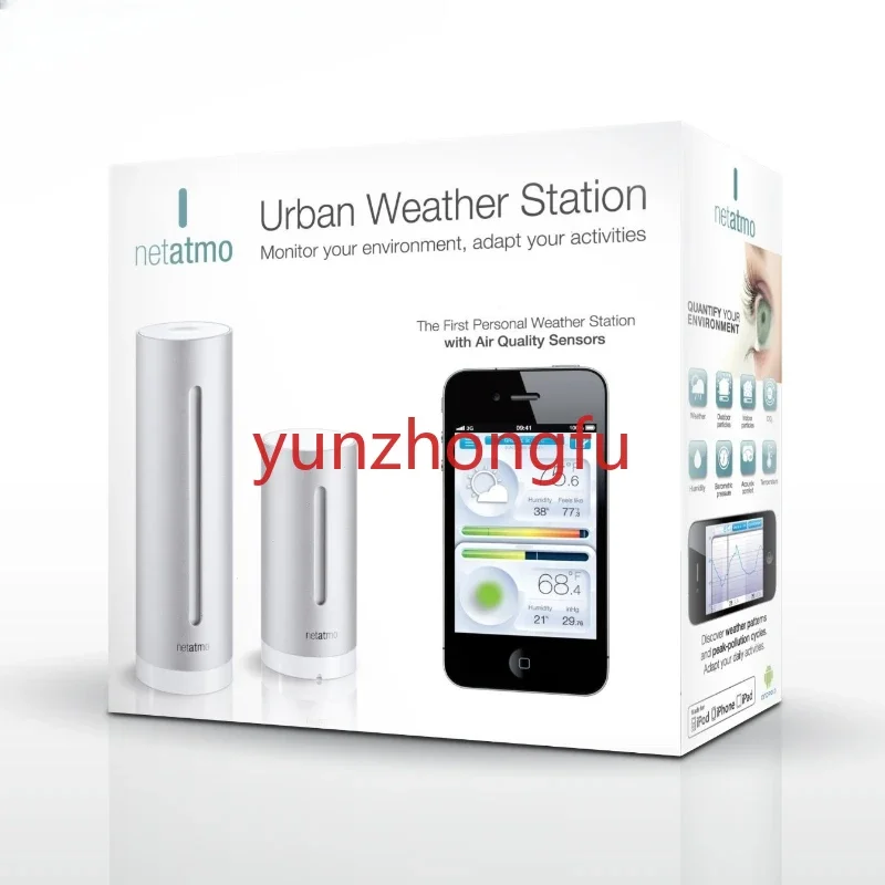 The Netatmo Weather Station Environmental Meteorology Monitor.