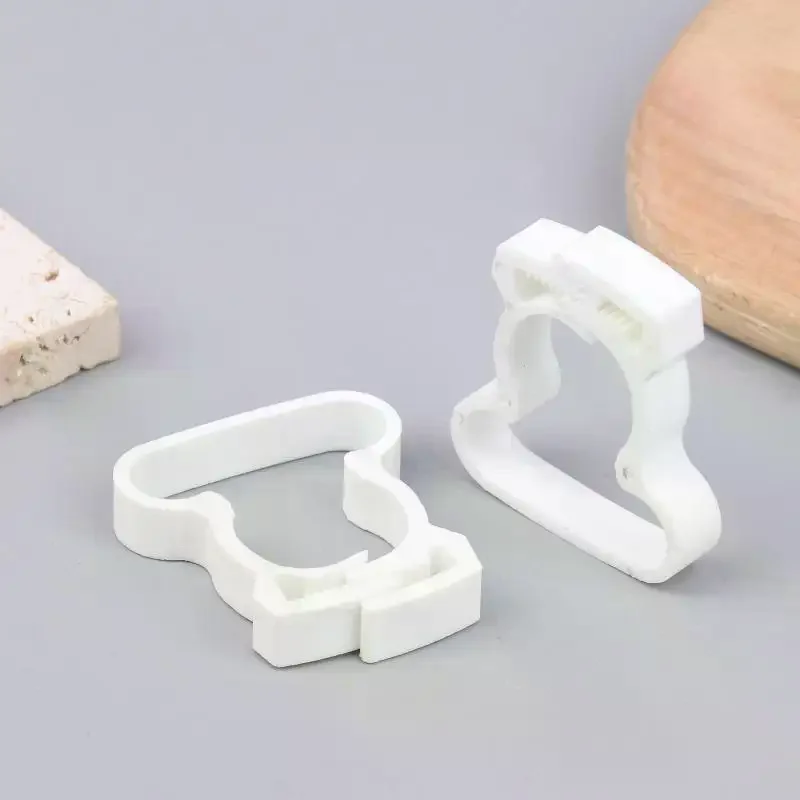 2Pcs Milking Machine Tube Triplet Air Hose Fix Clip Air Hose Plastic Clamps Pulsating Triple Tube Rubber Hose Organizing Clips