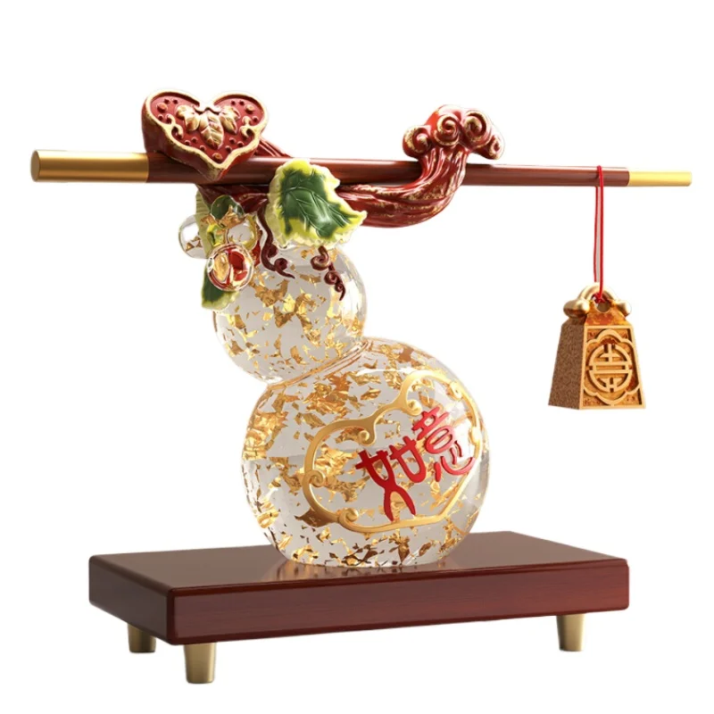 

*Satisfactory gourd ornament living room new Chinese home accessories high-end light luxury